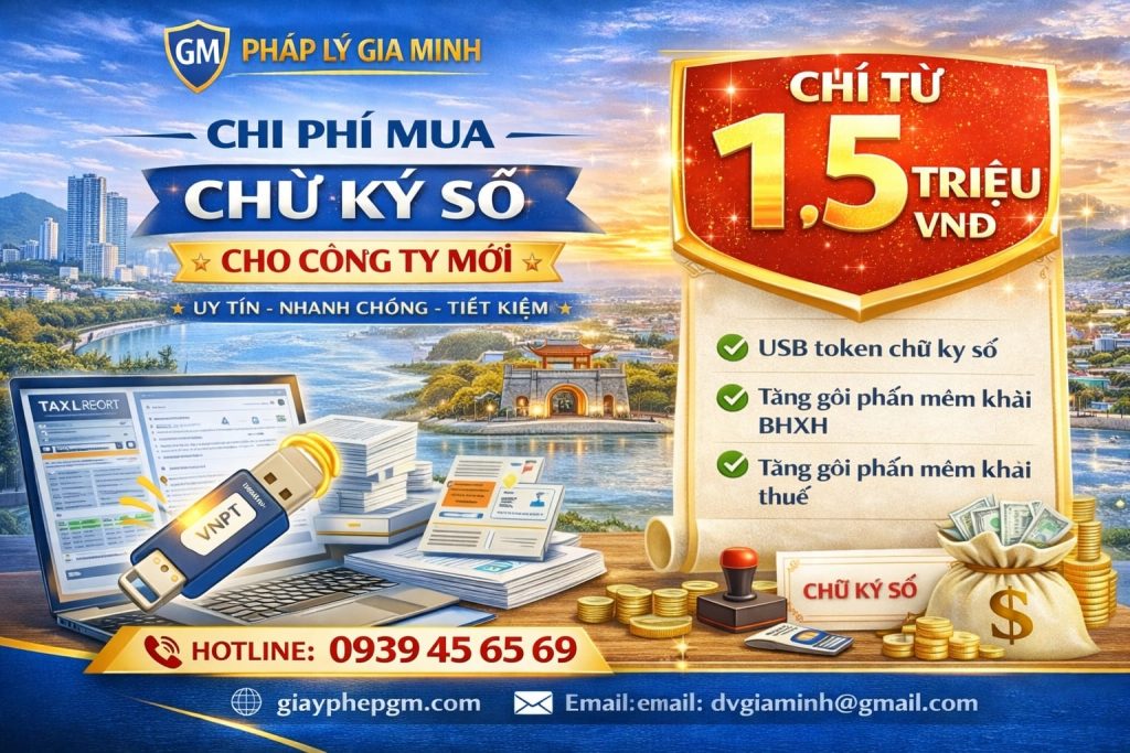 Bảng giá dịch vụ chữ ký số tại Thanh Hóa