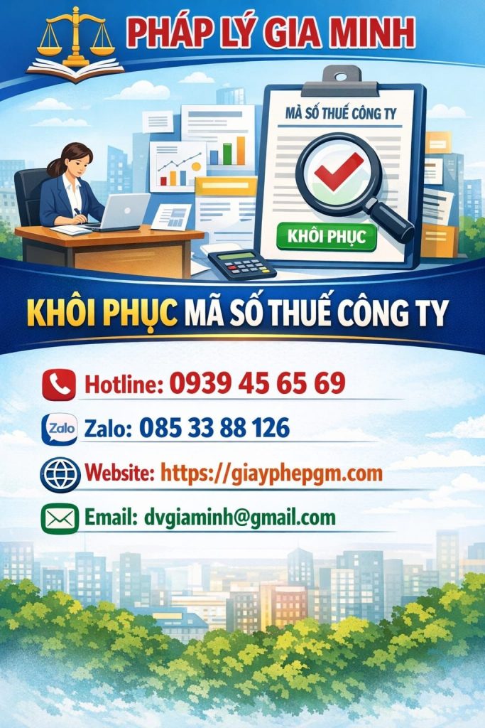 Cách mở lại mã số thuế