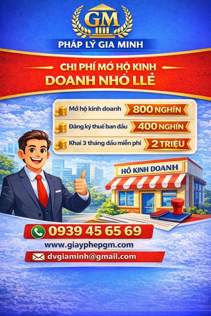 Chi phí mở hộ kinh doanh tại Hà Nội gồm lệ phí hồ sơ, chi phí chuẩn bị giấy tờ và các khoản phát sinh liên quan 
