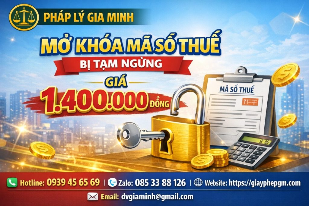 chi phí mở lại mã số thuế