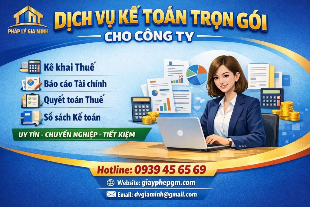 dịch vụ kế toán trọn gói