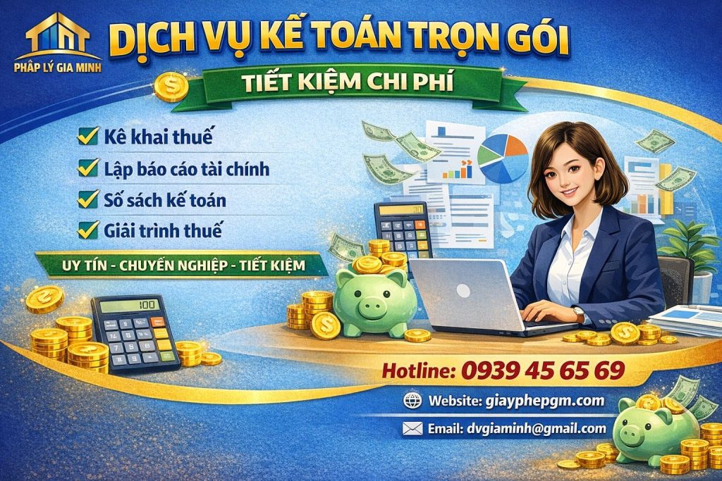 dịch vụ kế toán trọn gói
