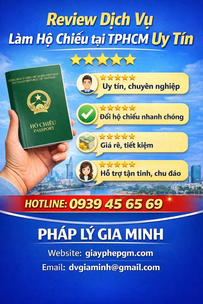 dịch vụ làm hộ chiếu tại tphcm cho người bận rộn