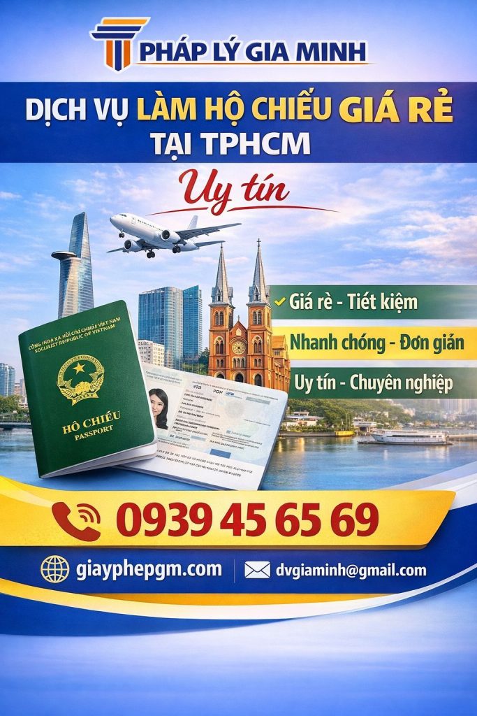 dịch vụ làm hộ chiếu tại tphcm nhanh chóng uy tín