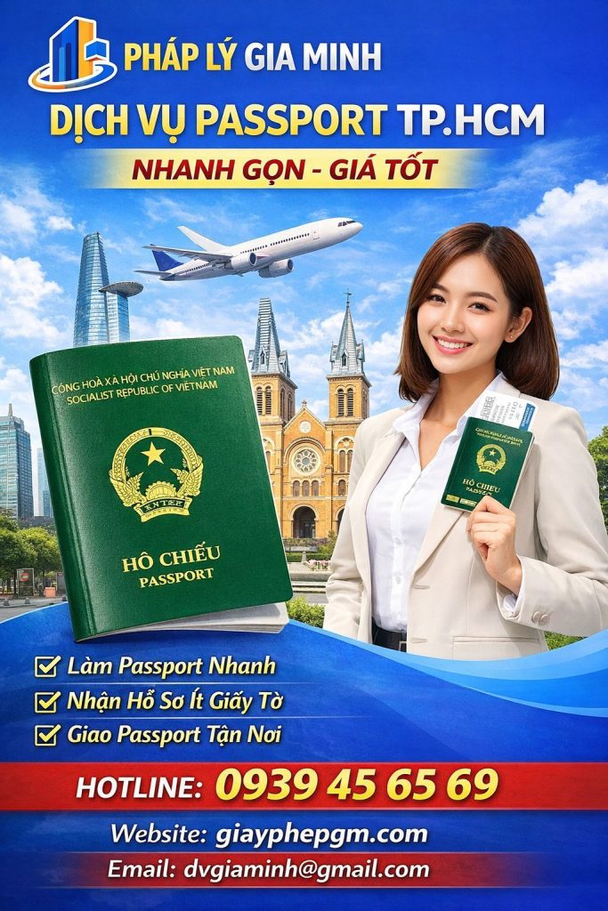 dịch vụ làm passport tại tphcm trọn gói giá tốt