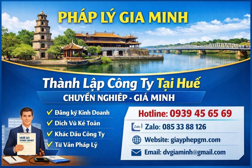 Điều kiện mở công ty sản xuất hàng tiêu dùng tại Huế cần lưu ý