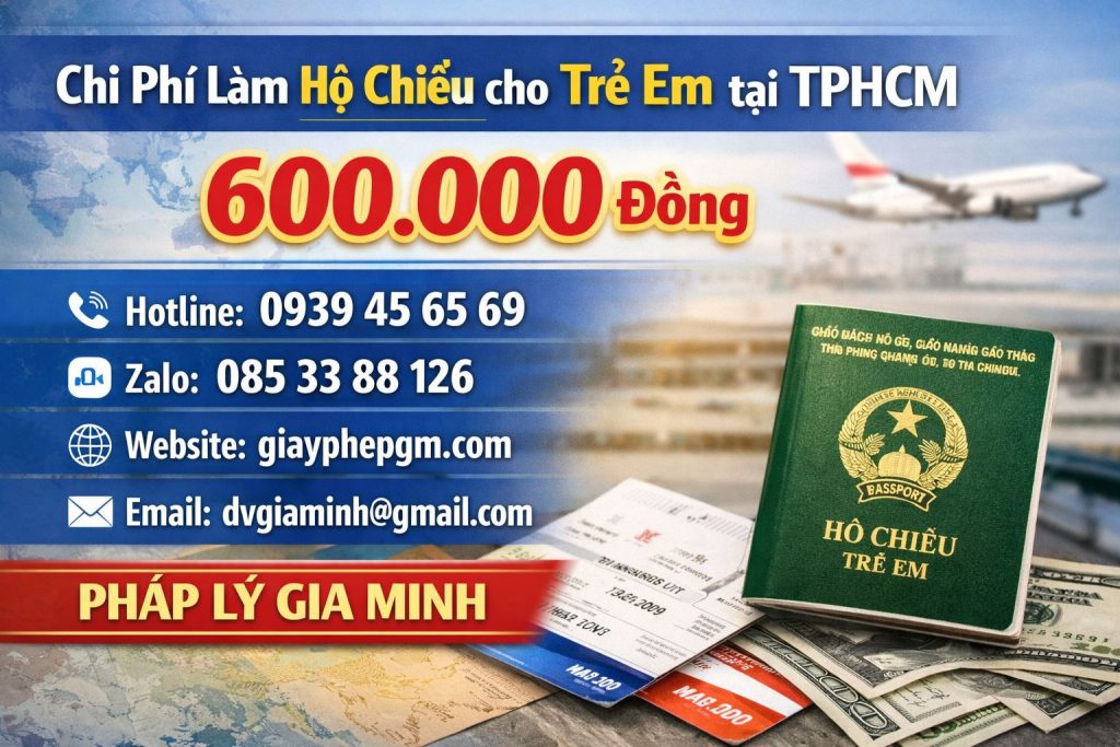 giá passport tphcm cập nhật