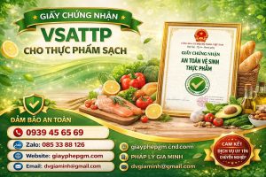 hồ sơ đăng ký thành lập công ty thực phẩm