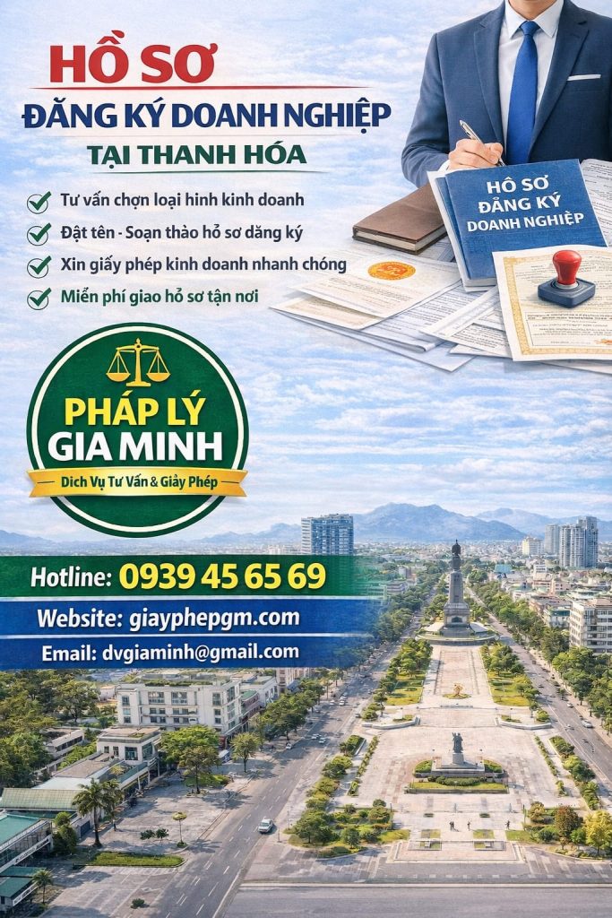 Hồ sơ thành lập công ty tại Thanh Hóa