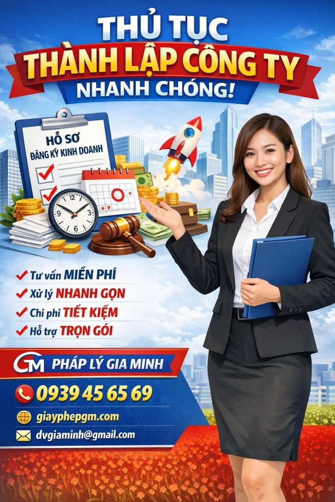 thành lập công ty thực phẩm tại nghệ an