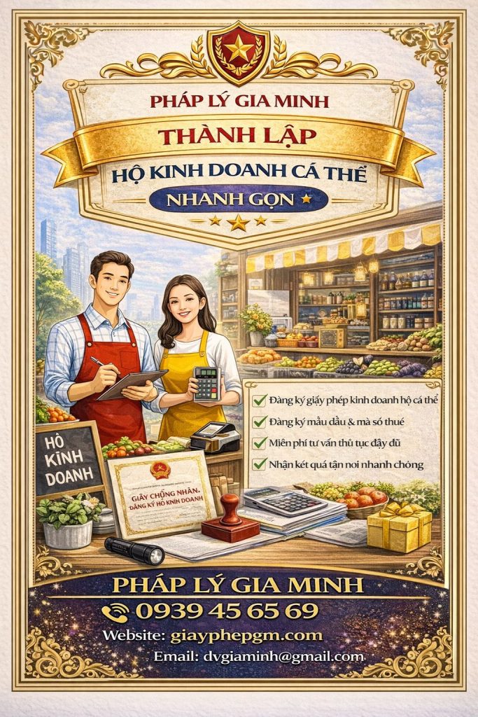 Thủ tục thành lập hộ kinh doanh tại Hà Nội mới nhất