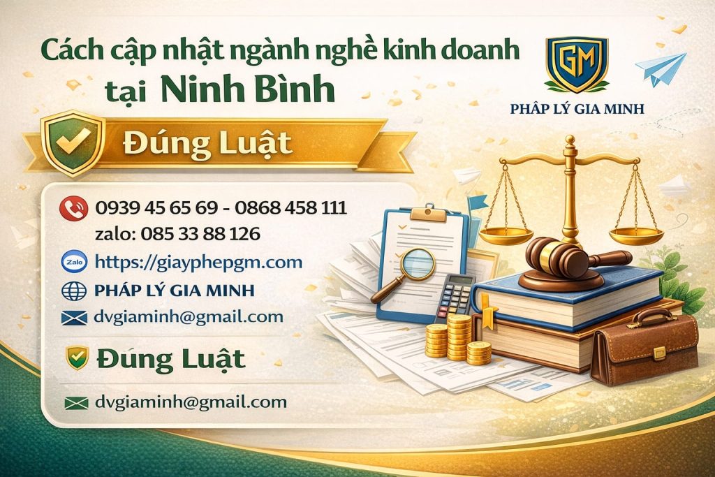 Cập nhật mã ngành doanh nghiệp tại Ninh Bình mới nhất