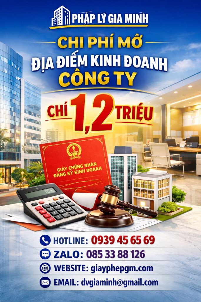 Chi phí thành lập địa điểm kinh doanh tại Bắc Ninh