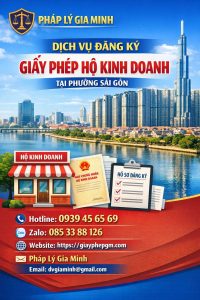 chi phí thành lập hộ kinh doanh tại phường sài gòn