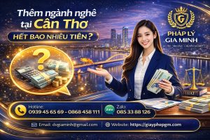 chi phí thêm ngành nghề tại cần thơ