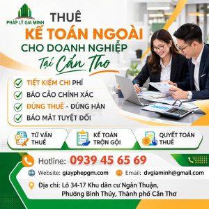 dịch vụ báo cáo thuế hàng tháng tại cần thơ