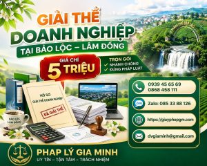 dịch vụ giải thể hộ kinh doanh tại lâm đồng