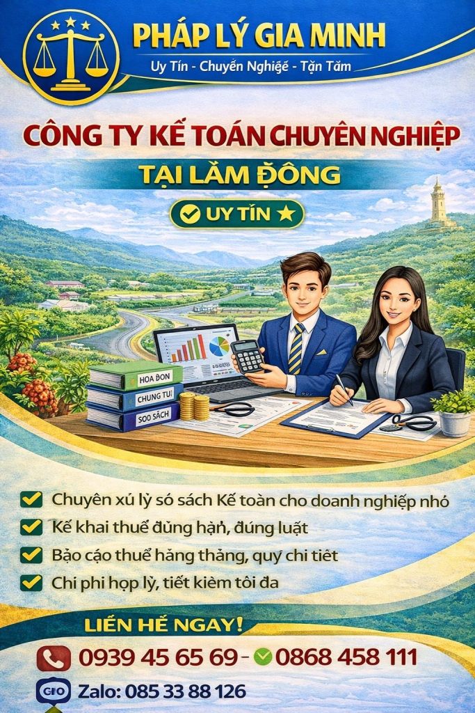 Dịch vụ kế toán tại Lâm Đồng giá bao nhiêu mỗi tháng