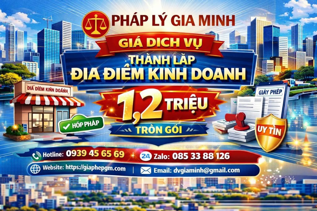 dịch vụ mở địa điểm kinh doanh tại đồng tháp
