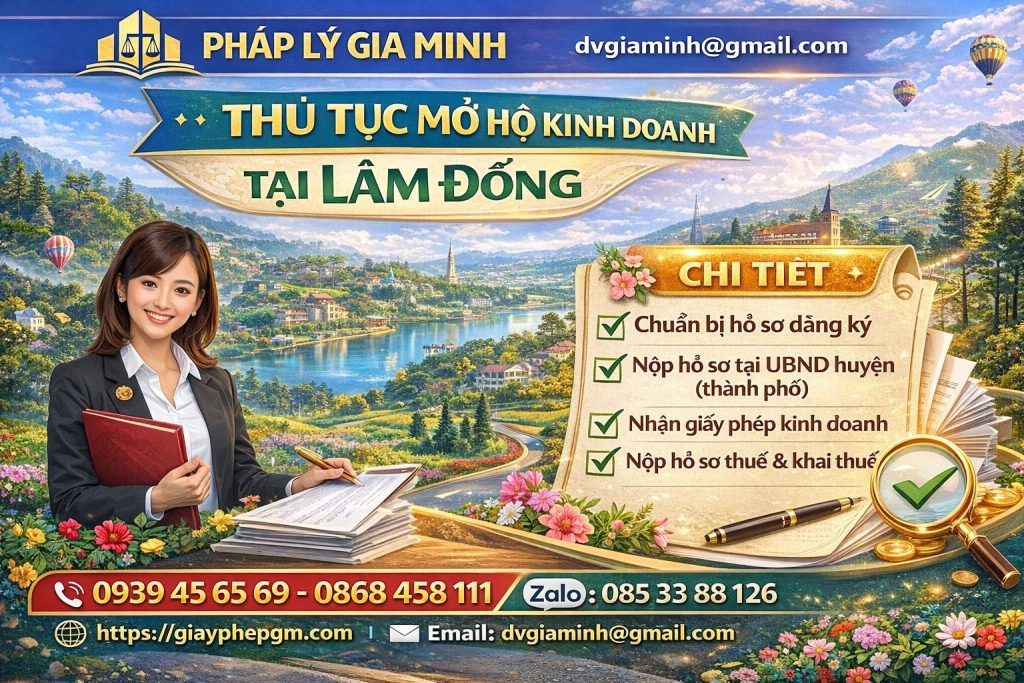 dịch vụ mở hộ kinh doanh ăn uống tại đức trọng