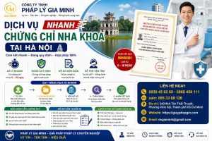 Dịch vụ nhanh chứng chỉ nha khoa tại Hà Nội