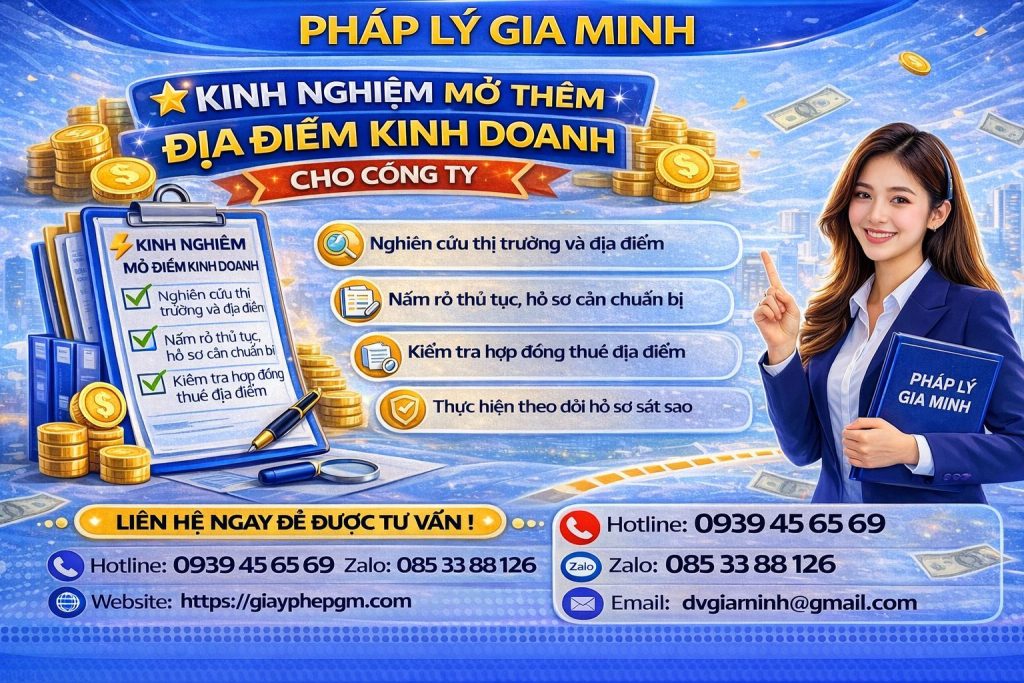 Dịch vụ thành lập địa điểm kinh doanh tại Bắc Ninh uy tín
