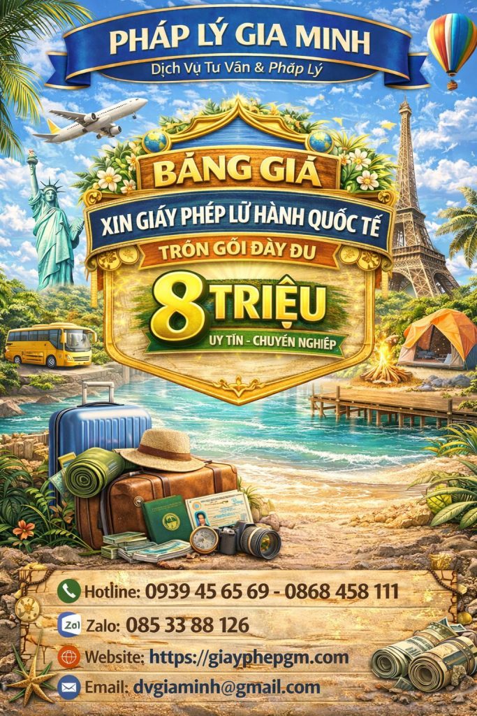 Dịch vụ xin giấy phép lữ hành