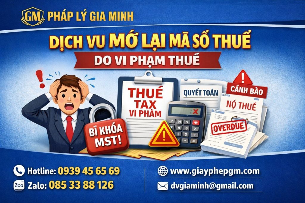 Dịch vụ xử lý mã số thuế bị khóa