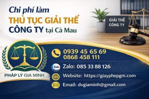 giải thể địa điểm kinh doanh không còn hoạt động tại cà mau