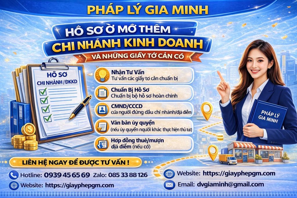 Hồ sơ đăng ký địa điểm kinh doanh tại Lâm Đồng đầy đủ