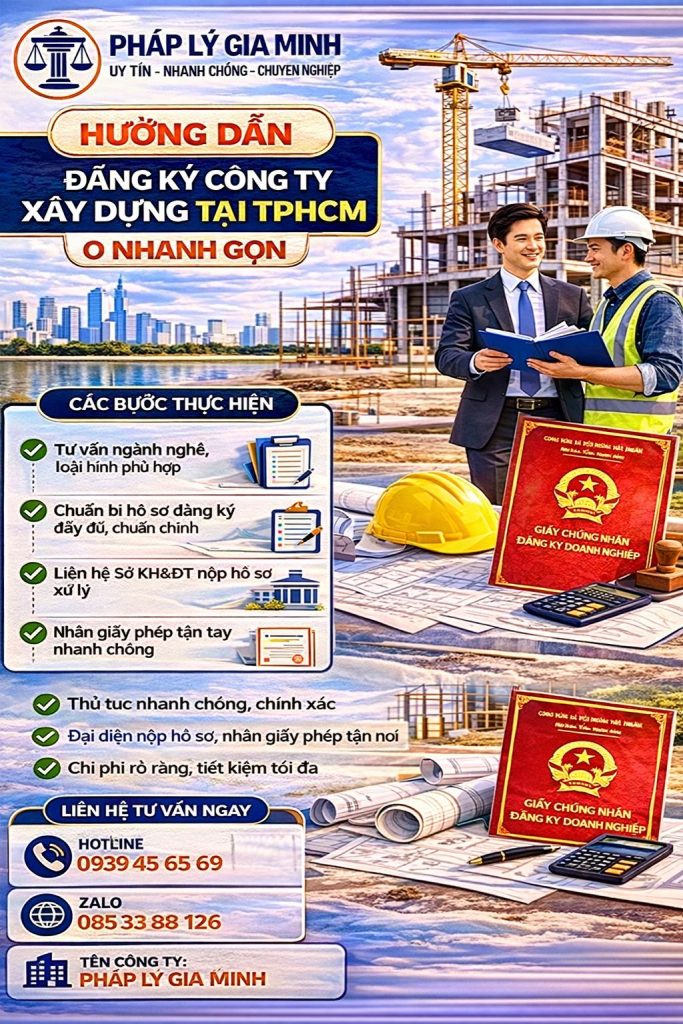 Hồ sơ thành lập công ty tại TPHCM