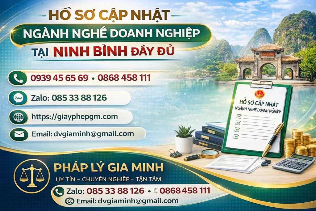 Hồ sơ mở rộng ngành nghề công ty tại Phú Thọ đầy đủ