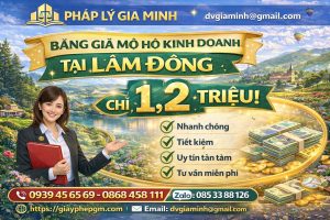 hồ sơ xin giấy phép hộ kinh doanh tại lâm đồng