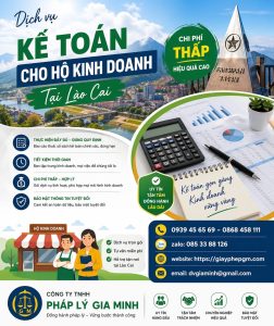 Kế toán cho hộ kinh doanh tại lào cai