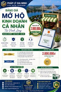 mở hộ kinh doanh shop quần áo tại vĩnh long