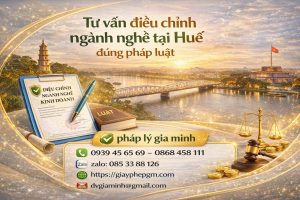 quy trình bổ sung ngành nghề tại huế