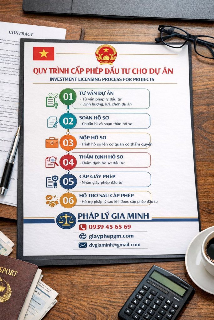 Quy trình cấp giấy phép đầu tư