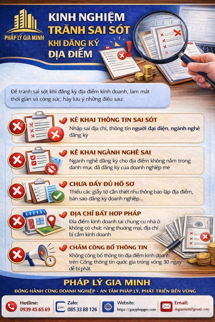 Quy trình đăng ký địa điểm kinh doanh tại Lâm Đồng chi tiết