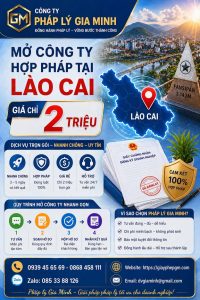 thành lập công ty thương mại tại lào cai