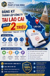 thủ tục thành lập công ty tại lào cai