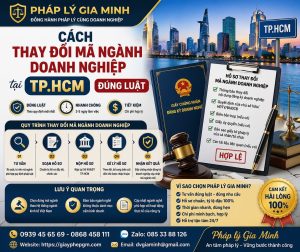 thủ tục thay đổi mã ngành tại tphcm