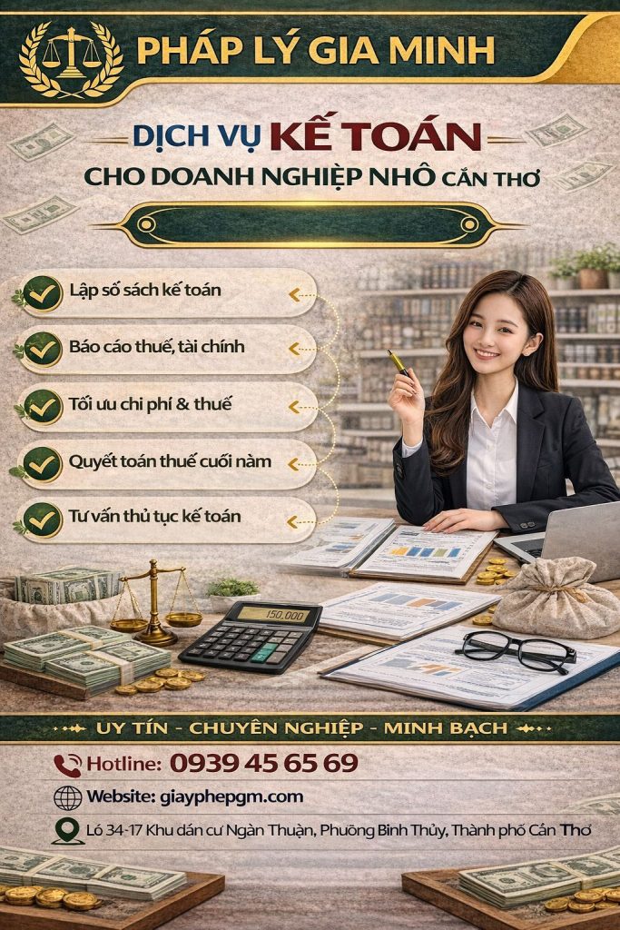 Thuê dịch vụ kế toán tại Cần Thơ hỗ trợ nhanh