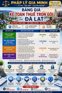 thuê dịch vụ kế toán tại lâm đồng