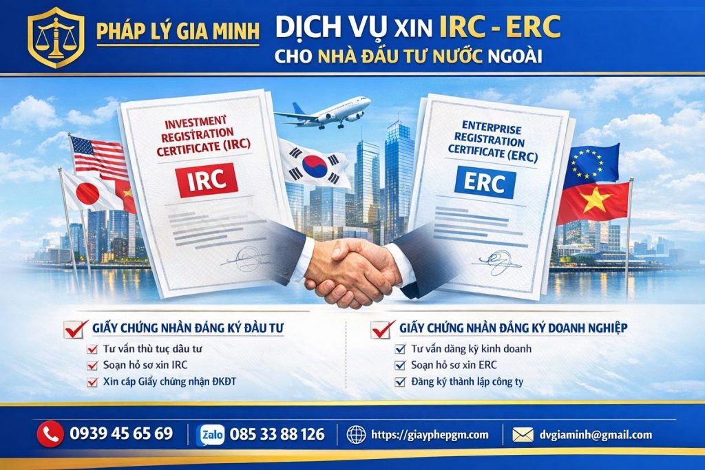 xin giấy chứng nhận đầu tư doanh nghiệp dịch vụ