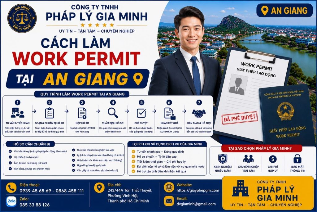 Cách làm work permit tại An Giang