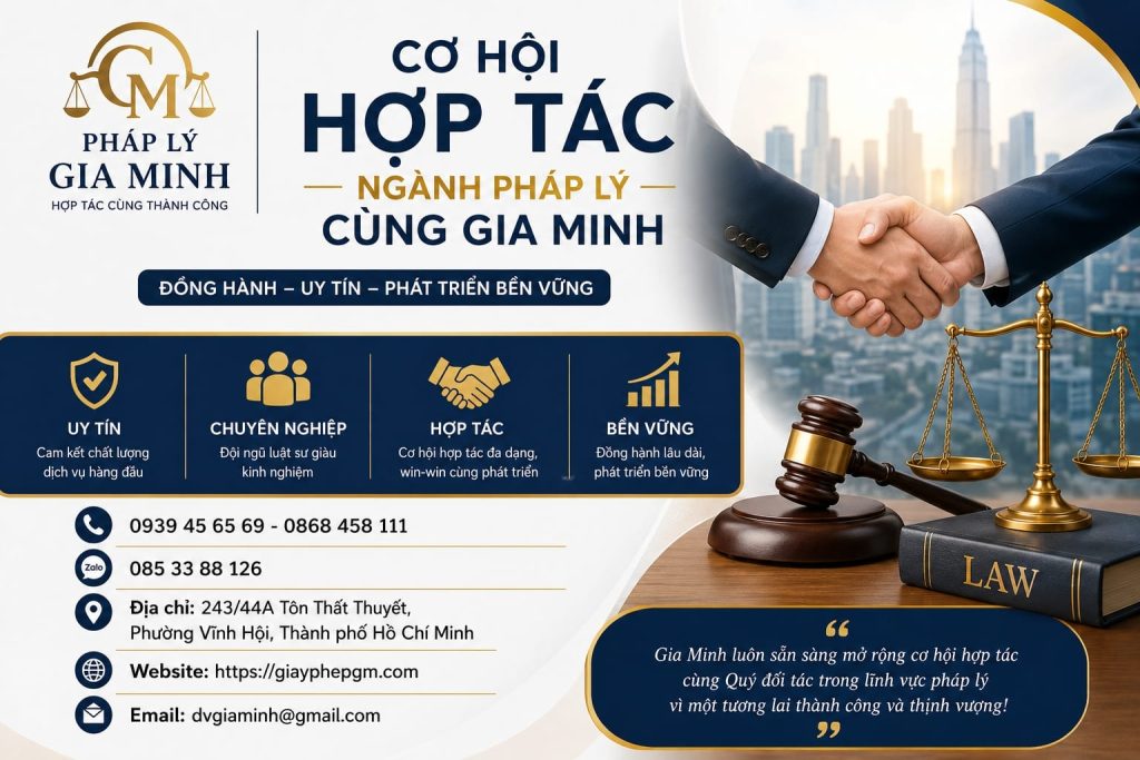 Cơ hội hợp tác ngành pháp lý cùng Gia Minh