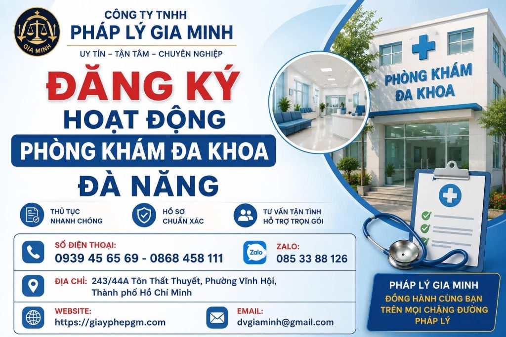 Đăng ký hoạt động phòng khám đa khoa Đà Nẵng