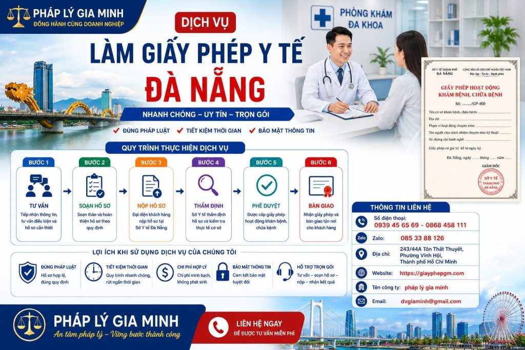 Dịch vụ làm giấy phép y tế Đà Nẵng