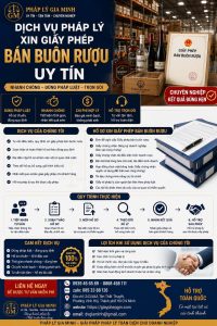Dịch vụ xin giấy phép bán buôn rượu