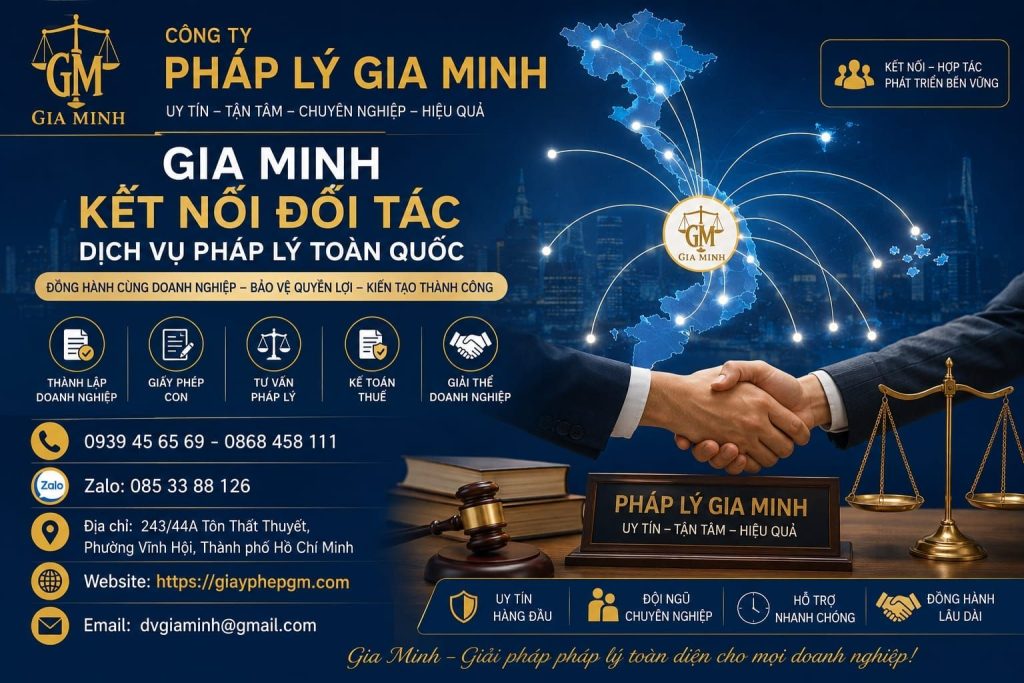 Gia Minh kết nối đối tác dịch vụ pháp lý toàn quốc